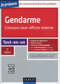 Je prépare : gendarme - concours sous-officier externe - tout-en-un (3e édition)