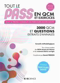 Tout le PASS en QCM et exercices - tronc commun (édition 2022/2023)