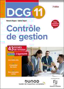 DCG 11 : Contrôle de gestion - Fiches de révision (édition 2024/2025)