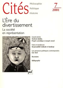 REVUE CITES n.7 : l'ère du divertissement, la société en représentation