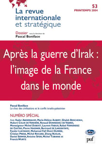 Après la guerre d'irak : l'image de la france dans le monde (printemps 2004)