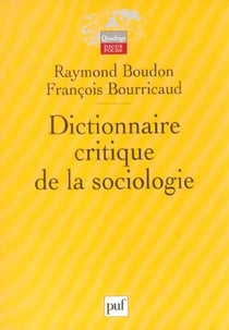Dictionnaire critique de la sociologie (3e édition)