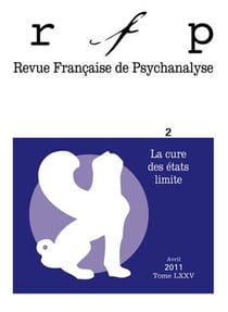 Revue française de psychanalyse n.75/2 : la cure des états limite