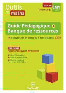 Outils pour les maths : CM1 - banque de ressources du manuel sur CD-rom avec guide pédagogique papier (édition 2020)