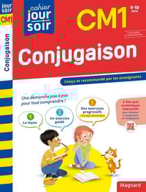 Cahier du jour / cahier du soir : conjugaison - CM1