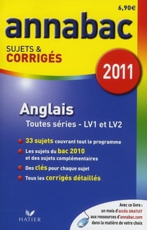 Annabac sujets & corrigés - anglais - terminale l, es, s