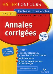 Épreuve d'admissibilité - annales (édition 2011)