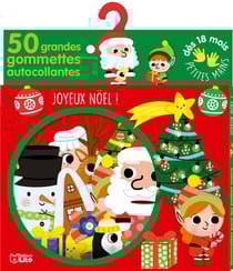 Gommettes pour les petites mains - joyeux noël ! 50 grandes gommettes autocollantes