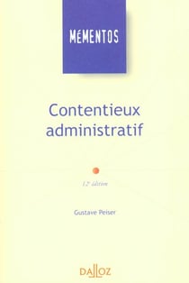 Contentieux administratif - 12e edition