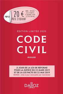 Code civil (édition 2020)