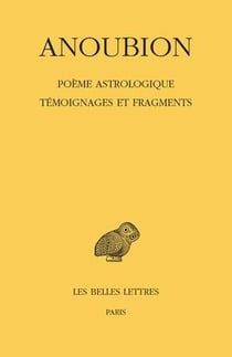 Poème astrologique - témoignages et fragments