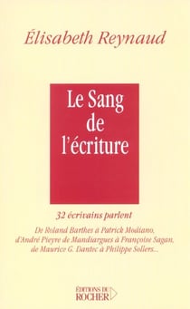 Le sang de l'ecriture