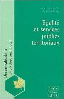 Égalité et services publics territoriaux