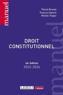 Droit constitutionnel (édition 2023/2024)