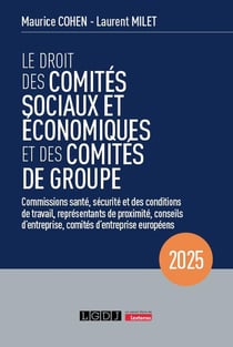 Le droit des comités sociaux et économiques et des comités de groupe (CSE) : Commissions santé, sécurité et des conditions de travail, représentants de proximité, conseils d'entreprise, comités d'entreprise européens