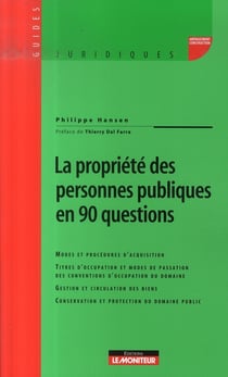 La propriété des personnes publiques en 90 questions