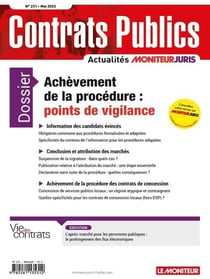 Actualité Commande Contrats Publics n.231 : mai 2022