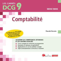 DCG 9 - Comptabilité : Conforme au PCG 2025 (arrêté 26 décembre 2023 portant homologation des règlements de l'ANC) (5e édition)