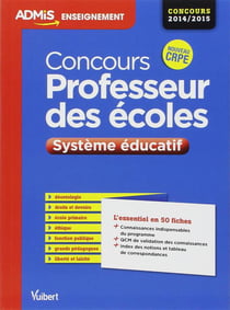 Concours professeur des écoles - système éducatif - nouveau crpe (concours 2014/2015)