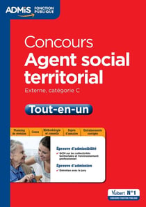 Concours agent social territorial - externe, examen professionnel, catégorie c - tout en un