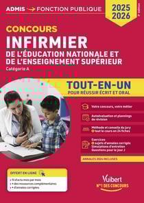 Concours Infirmier de l'Éducation nationale et de l'Enseignement supérieur - Tout-en-un : Concours 2025-2026