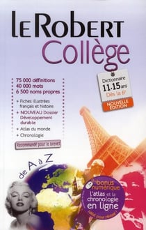 Le robert - collège - 11/15 ans - dès la 6e