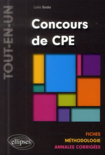 Concours de cpe tout-en-un - fiches - méthodologie - annales corrigées