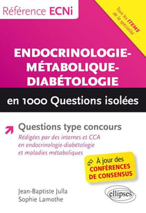 Endocrinologie-métabolique-diabétologie en 1000 questions isolées - questions type concours