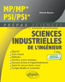 Sciences industrielles de l'ingénieur : MP/MP* - PSI/PSI* - programme 2022