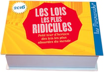 Les lois les plus ridicules (édition 2016)
