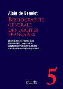 Bibliographie générale des droites françaises Tome 5