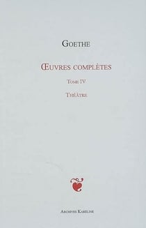 Oeuvres complètes Tome 4 - théâtre