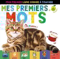 Mon premier livre sonore à toucher : mes premiers mots