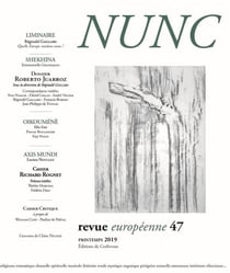 Revue nunc n.47 : Roberto Juarroz