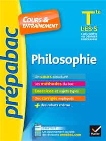 Prépabac : philosophie - Terminales L, ES, S - cours & entraînement