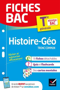Fiches bac Tome 2 : histoire-géographie, tronc commun - terminale