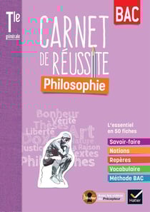 Carnet de réussite - philosophie - terminale générale - carnet élève