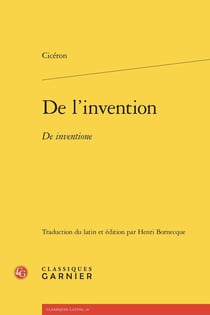 De l'invention : De inventione