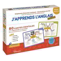 J'apprends l'anglais autrement - niveau renforcé : 80 cartes mentales pour approfondir et consolider ses connaissances en anglais !