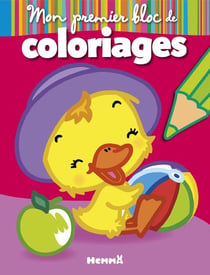 Mon premier bloc de coloriages - vive les vacances