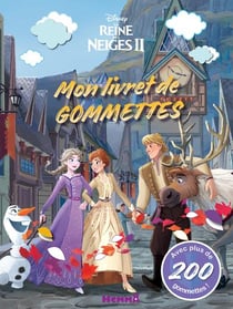 Mon livret de gommettes - la reine des neiges 2 - fond village