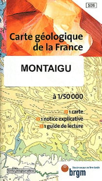 Carte géologique de la France - Montaigu
