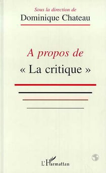 A propos de "la critique