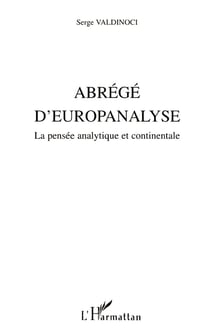 Abrégé d'europanalyse - la pensée analytique