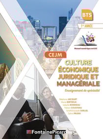 Culture économique, juridique et managériale - BTS 1re année - livre de l'élève