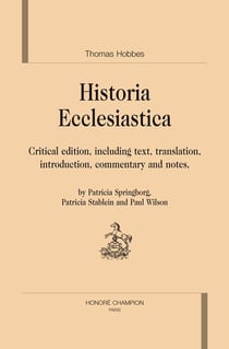 Thomas Hobbes's historia ecclesiastica - critical edition