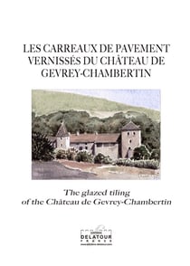 Les carreaux du pavement vernissés du château de Gevrey-Chambertin