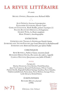 LA REVUE LITTERAIRE n.71