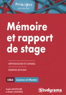 Mémoire et rapport de stage