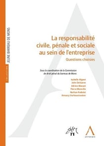 La responsabilité civile, pénale et sociale au sein de l'entreprise - questions choisies